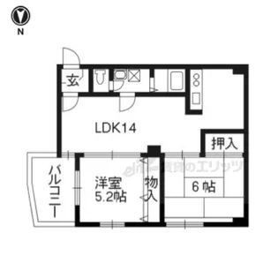 ル・サンティエ【3階】の間取り