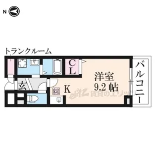 ファウンダー オブ ティー【206号室】の間取り