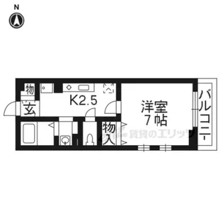 アーデント・ライツ【2階】の間取り