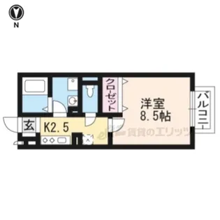 アルボルモニア Ⅱ【2階】の間取り