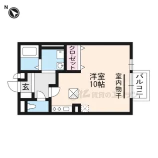 エスポワールTAYA【1階】の間取り