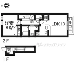 ベルヒルズ・アン【2階】の間取り