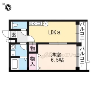 ブエナビスタ大津ウエスト【403号室】の間取り