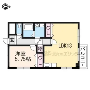 ブエナビスタ大津ウエスト【401号室】の間取り