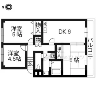 ロイヤルオクムラ【203号室】の間取り