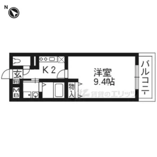 クラウンスリー【2階】の間取り