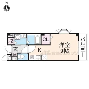 ビランチャ【201号室】の間取り