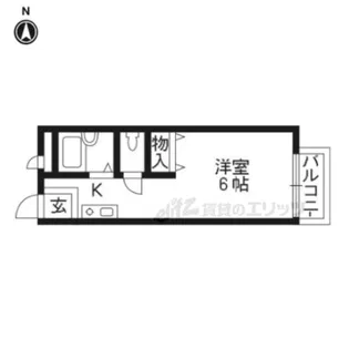 メゾン高野【1階】の間取り