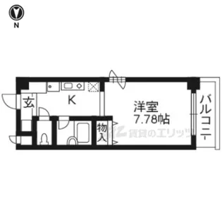 パークリセス【4階】の間取り