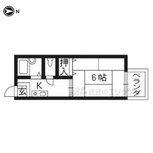 メゾンド静市【2階】の間取り