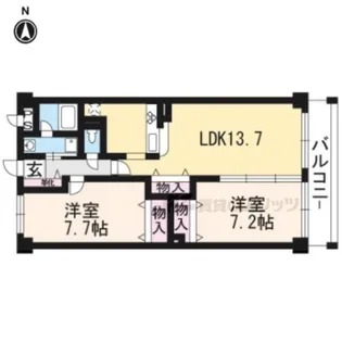 i.House02【414号室】の間取り