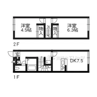 レオパレスジョリメゾン【105号室】の間取り