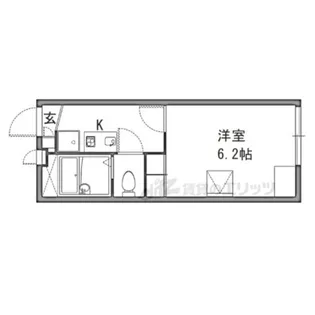 レオパレスオーキッド?【105号室】の間取り