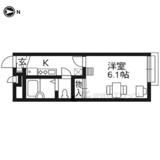 レオパレスZIOUN TRES【212号室】の間取り