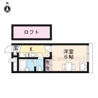 レオパレスZIOUN TRES【1階】の間取り