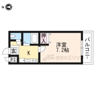 la grace un【4階】の間取り