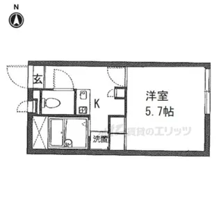 レオパレスグランシャリオ【1階】の間取り