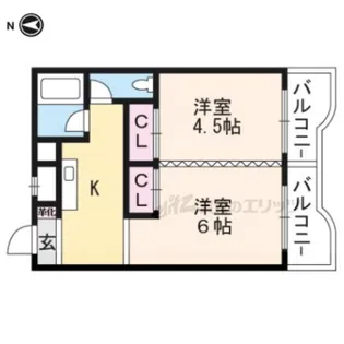 メゾン・ド・パルミエ【2階】の間取り