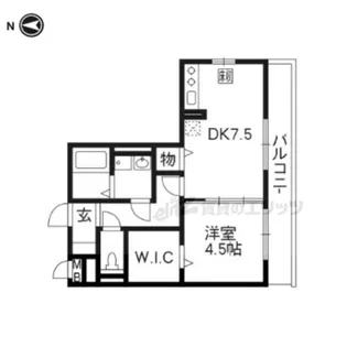 セヴェルSetaⅣ【3階】の間取り