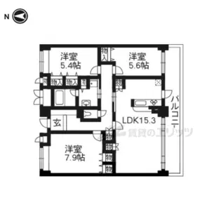 フェニックス明日香【6階】の間取り