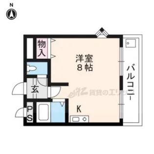 レイクヴュー際川【501号室】の間取り