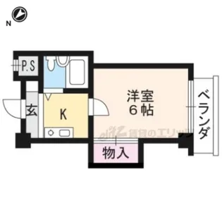 キーストンハウス【2階】の間取り