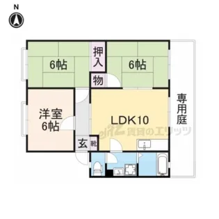 ウィンディア長村?【1階】の間取り