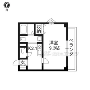 メルベーユ【3階】の間取り