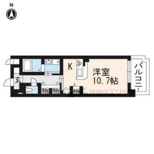 ソレアード小柳【1階】の間取り