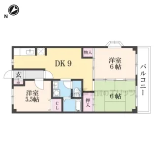 サニーコート星ヶ丘【307号室】の間取り