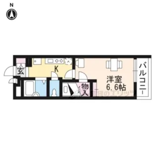 レオパレスプレズント【102号室】の間取り