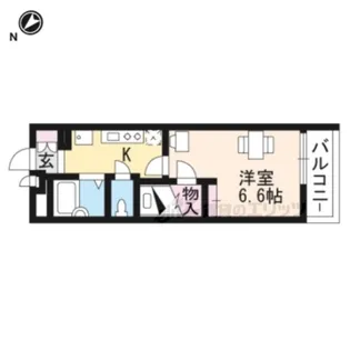 レオパレスボービラージュ【205号室】の間取り