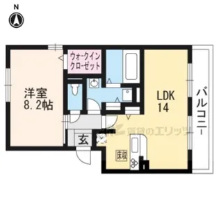 「ルナヌーブ」【2階】の間取り
