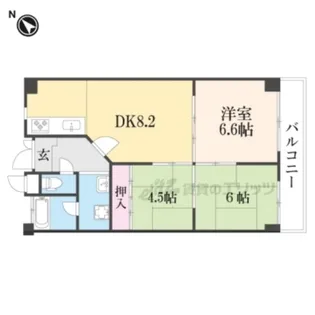 ソシアルハイツ【203号室】の間取り