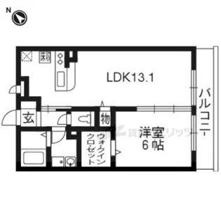 ヴィクトワール【2階】の間取り