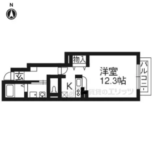 エバーグリーンA【102号室】の間取り