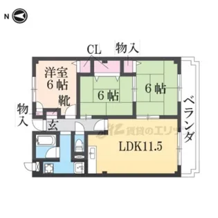 メモリーさくら【2階】の間取り