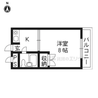 セントラル星ヶ丘【2階】の間取り