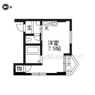 プレステージ【401号室】の間取り
