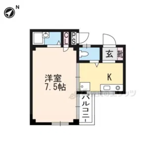 アグレアーブル【303号室】の間取り