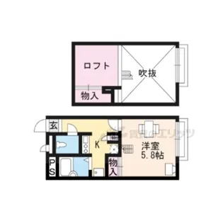 レオパレス愛【202号室】の間取り