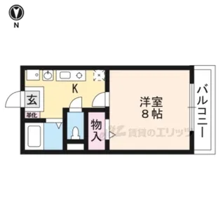 ウイングヒルズ笠山A【1階】の間取り