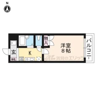若草フェニックスマンション【1階】の間取り