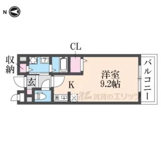 ヤワタヤビルディング【4階】の間取り