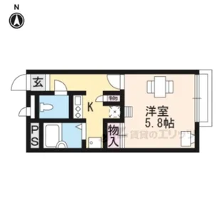 レオパレスすみれ【103号室】の間取り