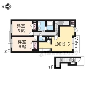 リバー フォレスト【2階】の間取り