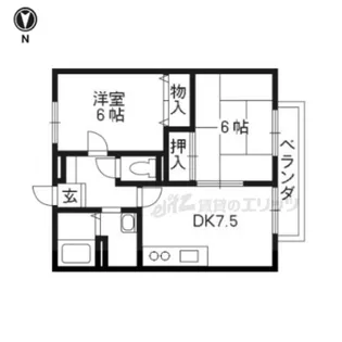マイン A【2階】の間取り