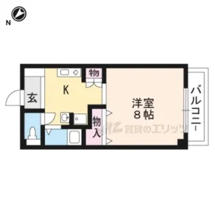 第3ハイツ高樋【2階】の間取り
