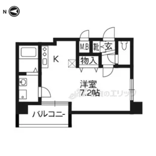 アクアプレイス京都二条城【10階】の間取り