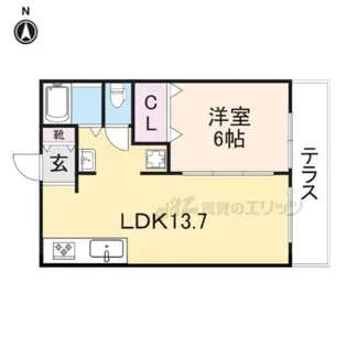良野マンション(船橋本町)【1階】の間取り